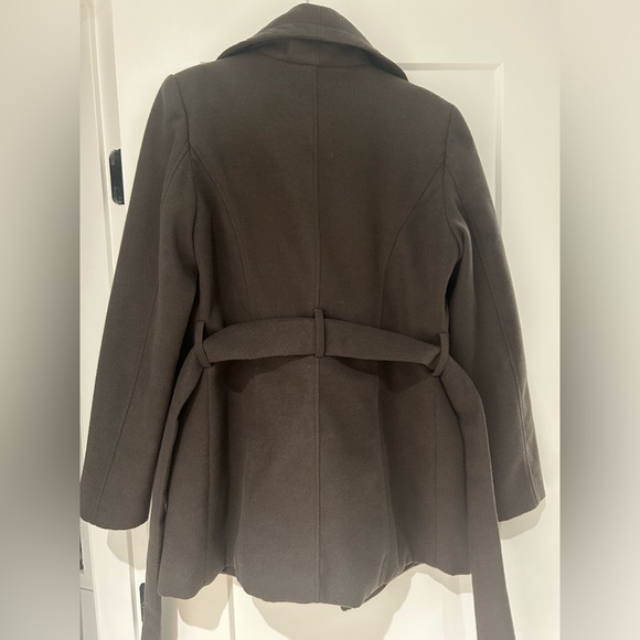 RW&Co Wool Gray Wrap Coat - Picture 3 of 3